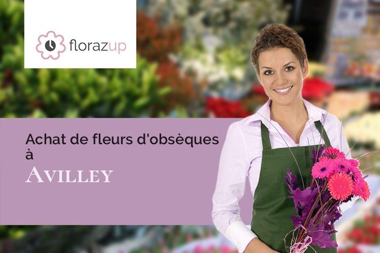 gerbes de fleurs pour un deuil à Avilley (Doubs/25680)