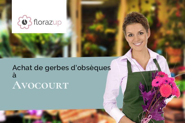 compositions de fleurs pour un décès à Avocourt (Meuse/55270)