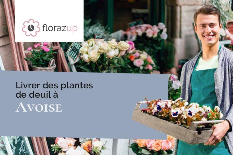créations florales pour un deuil à Avoise (Sarthe/72430)