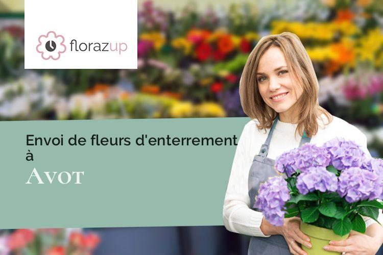 gerbes de fleurs pour un décès à Avot (Côte-d'Or/21580)