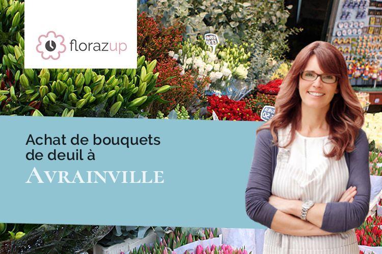 coeurs de fleurs pour un enterrement à Avrainville (Meurthe-et-Moselle/54385)