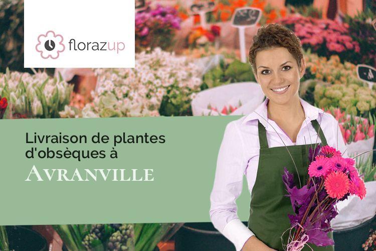 coeurs de fleurs pour un décès à Avranville (Vosges/88630)