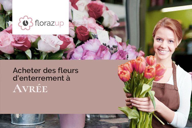 couronnes florales pour un enterrement à Avrée (Nièvre/58170)