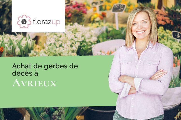 compositions florales pour des funérailles à Avrieux (Savoie/73500)