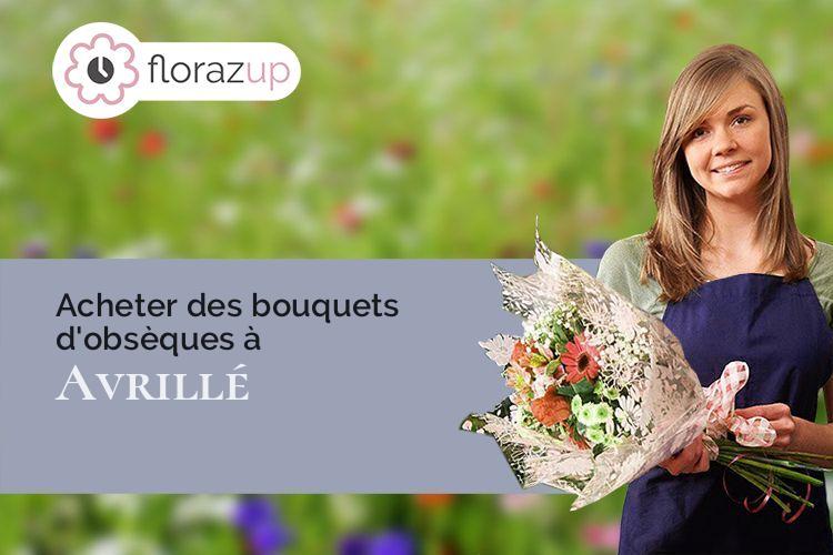compositions de fleurs pour un enterrement à Avrillé (Vendée/85440)