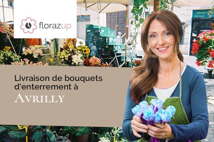 croix de fleurs pour un enterrement à Avrilly (Eure/27240)
