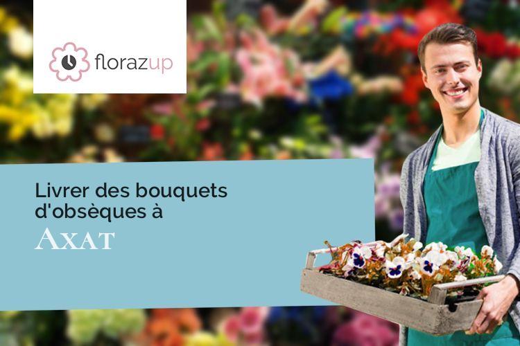 bouquets de fleurs pour des funérailles à Axat (Aude/11140)