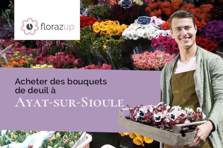 compositions de fleurs pour un enterrement à Ayat-sur-Sioule (Puy-de-Dôme/63390)