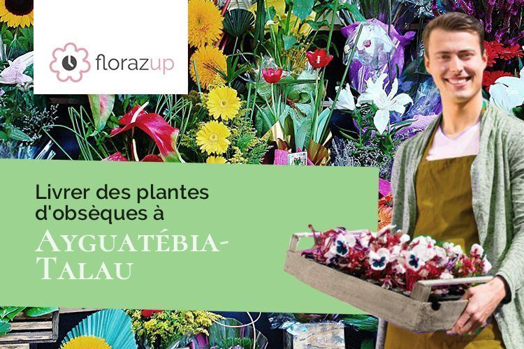créations de fleurs pour un deuil à Ayguatébia-Talau (Pyrénées-Orientales/66360)