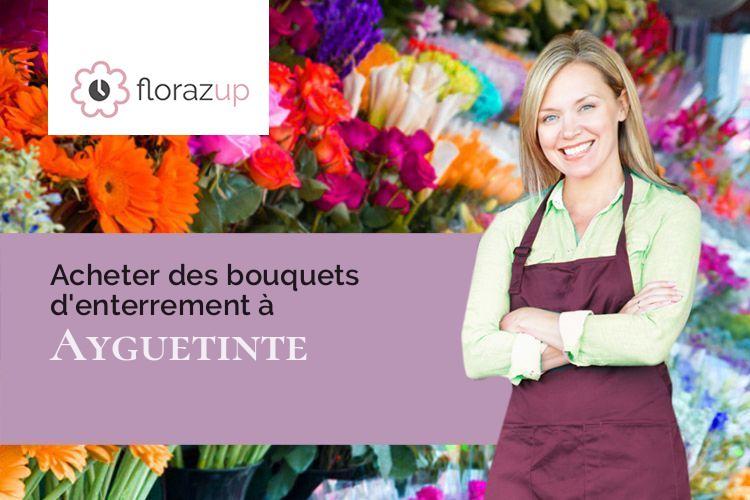 compositions florales pour des funérailles à Ayguetinte (Gers/32410)