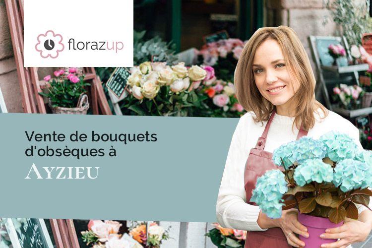 compositions de fleurs pour des funérailles à Ayzieu (Gers/32800)