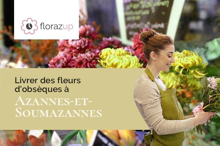 créations de fleurs pour des obsèques à Azannes-et-Soumazannes (Meuse/55150)