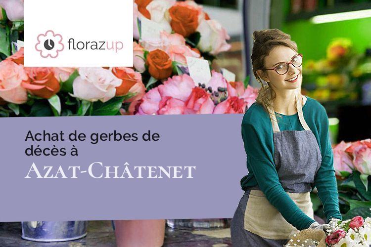 coupes de fleurs pour une crémation à Azat-Châtenet (Creuse/23210)