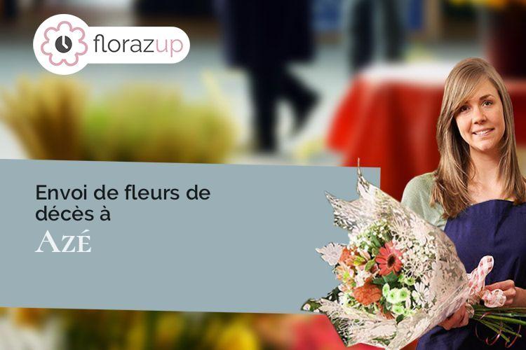 compositions florales pour un décès à Azé (Saône-et-Loire/71260)