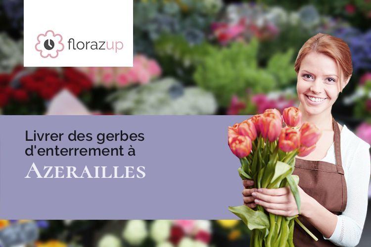 compositions de fleurs pour un deuil à Azerailles (Meurthe-et-Moselle/54122)