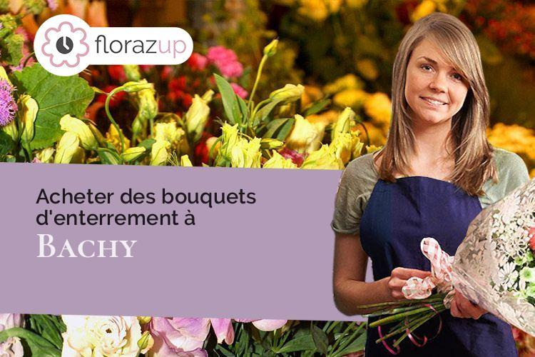 compositions florales pour un enterrement à Bachy (Nord/59830)