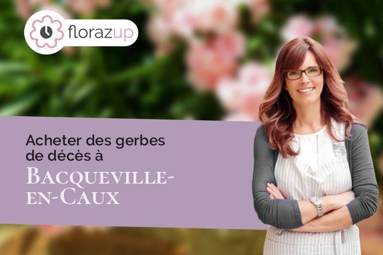 coupes de fleurs pour un deuil à Bacqueville-en-Caux (Seine-Maritime/76730)