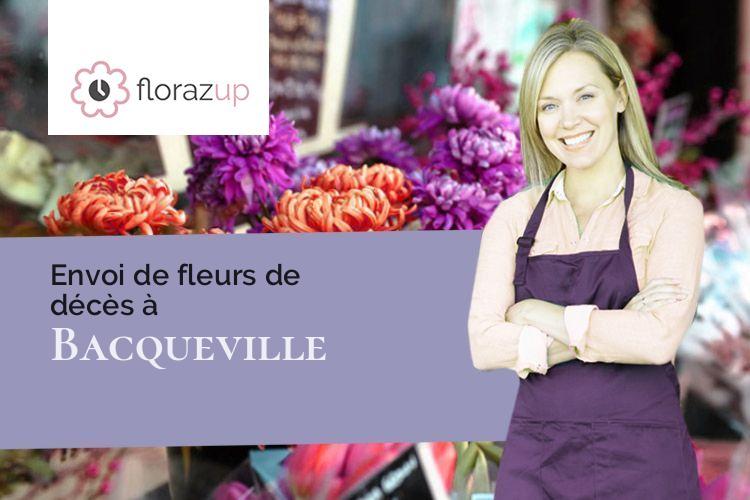 bouquets de fleurs pour un décès à Bacqueville (Eure/27440)