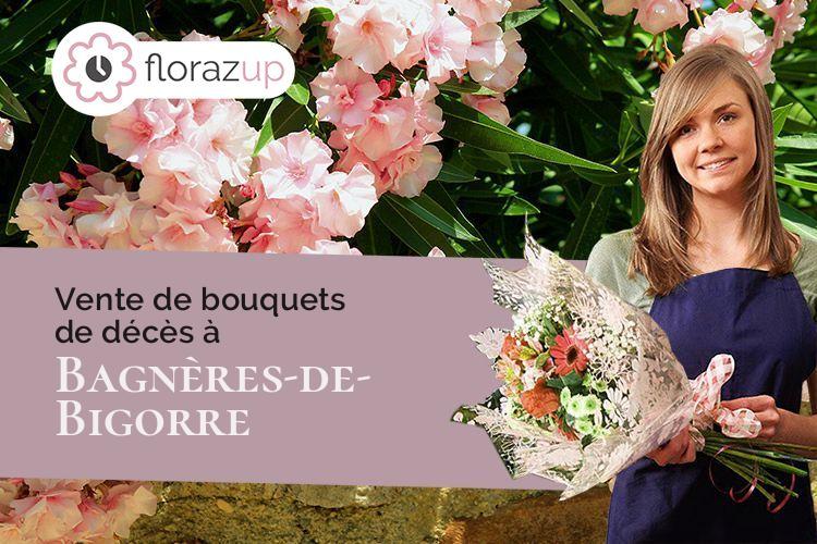 gerbes de fleurs pour une crémation à Bagnères-de-Bigorre (Hautes-Pyrénées/65200)