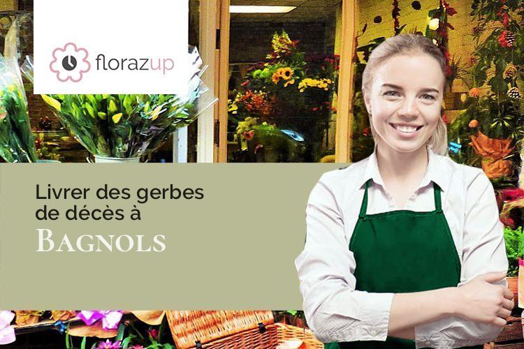 créations florales pour un deuil à Bagnols (Rhône/69620)