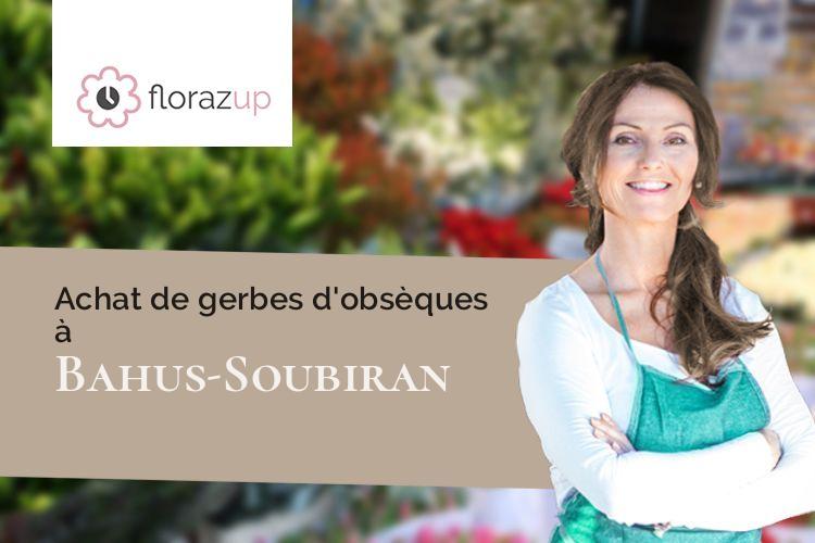 compositions florales pour un deuil à Bahus-Soubiran (Landes/40320)