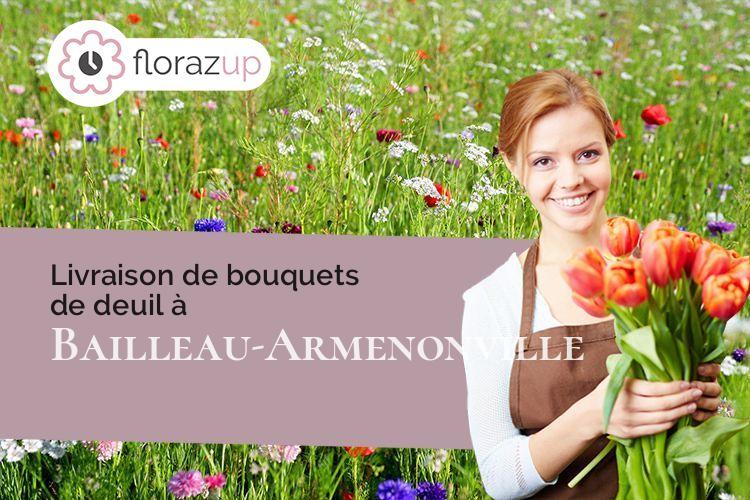 créations florales pour des funérailles à Bailleau-Armenonville (Eure-et-Loir/28320)