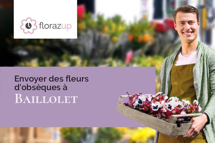 coupes de fleurs pour des obsèques à Baillolet (Seine-Maritime/76660)