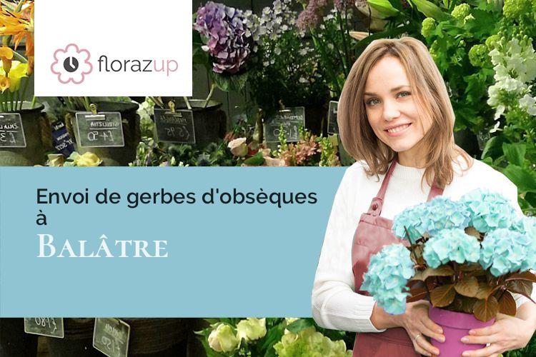 couronnes florales pour une crémation à Balâtre (Somme/80700)