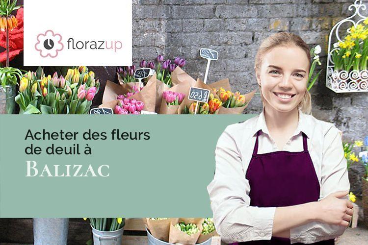 gerbes de fleurs pour un deuil à Balizac (Gironde/33730)