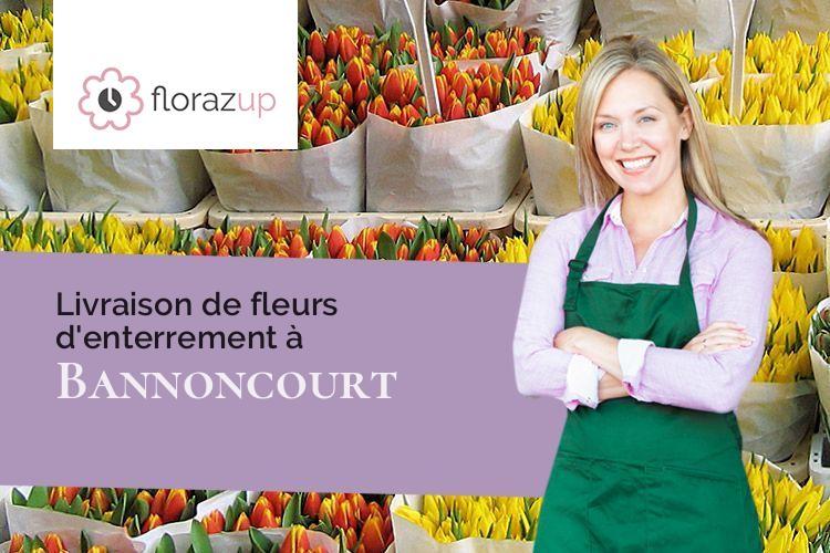 compositions de fleurs pour un enterrement à Bannoncourt (Meuse/55300)