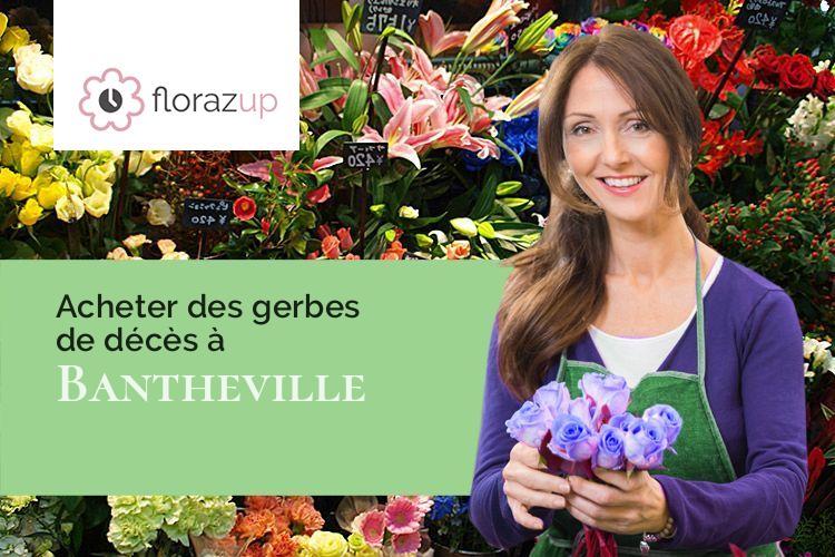 créations de fleurs pour un deuil à Bantheville (Meuse/55110)