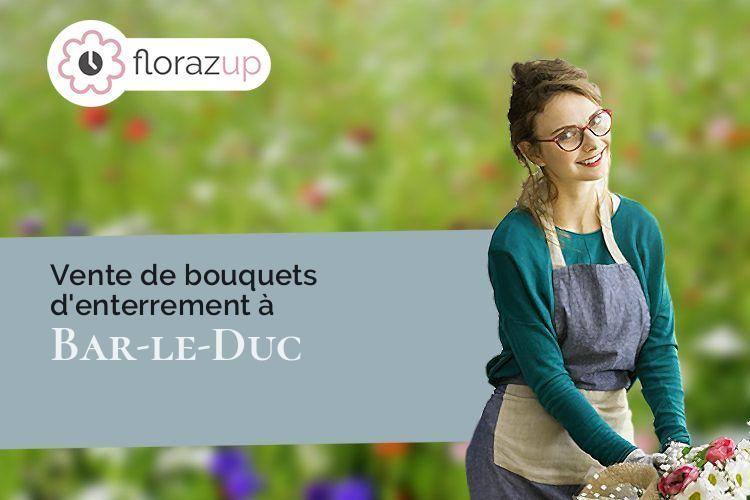 coeur de fleurs pour un décès à Bar-le-Duc (Meuse/55000)