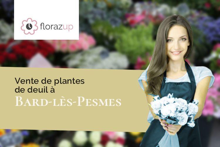 couronnes de fleurs pour des funérailles à Bard-lès-Pesmes (Haute-Saône/70140)