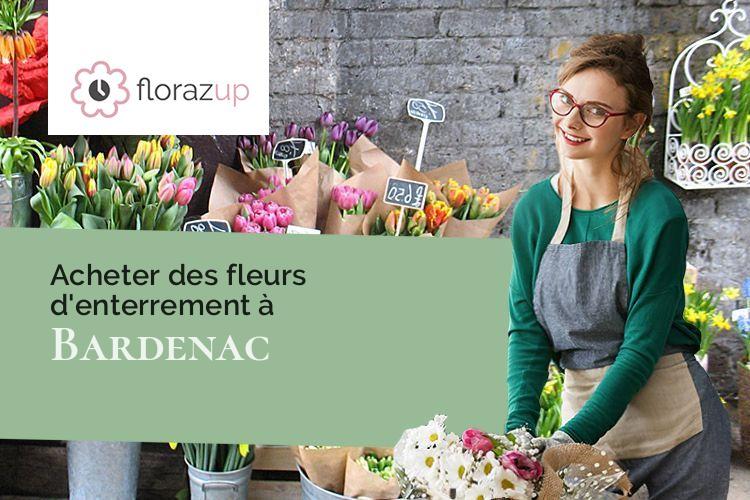 créations florales pour un enterrement à Bardenac (Charente/16210)