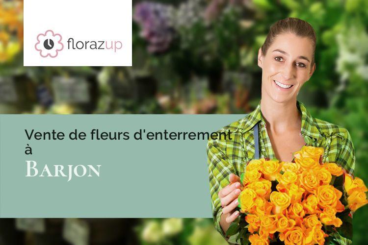 créations de fleurs pour un décès à Barjon (Côte-d'Or/21580)