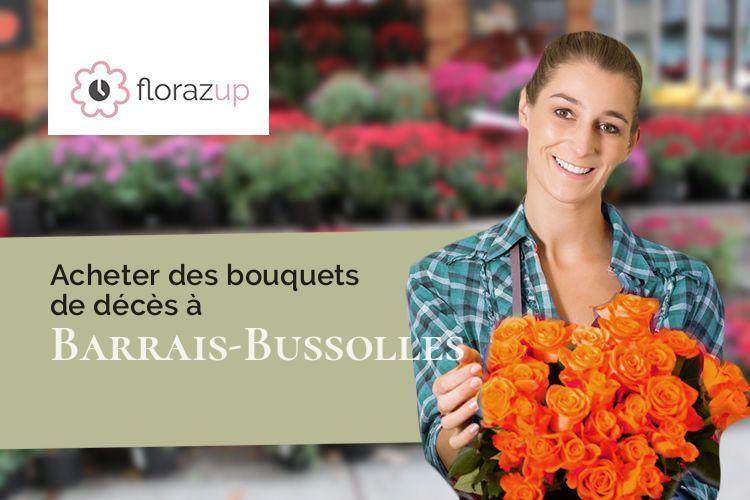 créations de fleurs pour des funérailles à Barrais-Bussolles (Allier/03120)