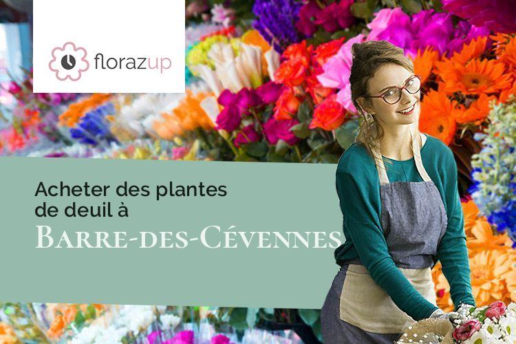 coupes de fleurs pour des obsèques à Barre-des-Cévennes (Lozère/48400)