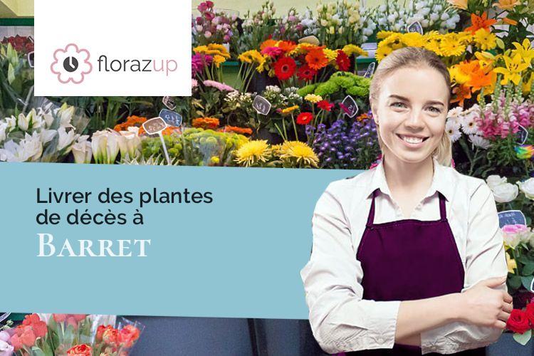 compositions de fleurs pour un deuil à Barret (Charente/16300)