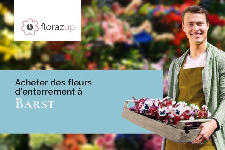 compositions de fleurs pour des funérailles à Barst (Moselle/57450)