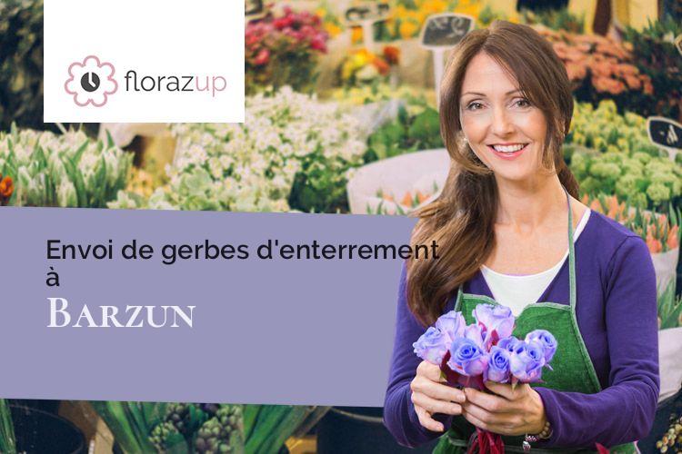 compositions florales pour un enterrement à Barzun (Pyrénées-Atlantiques/64530)