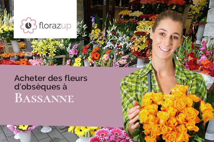 coeurs de fleurs pour des obsèques à Bassanne (Gironde/33190)