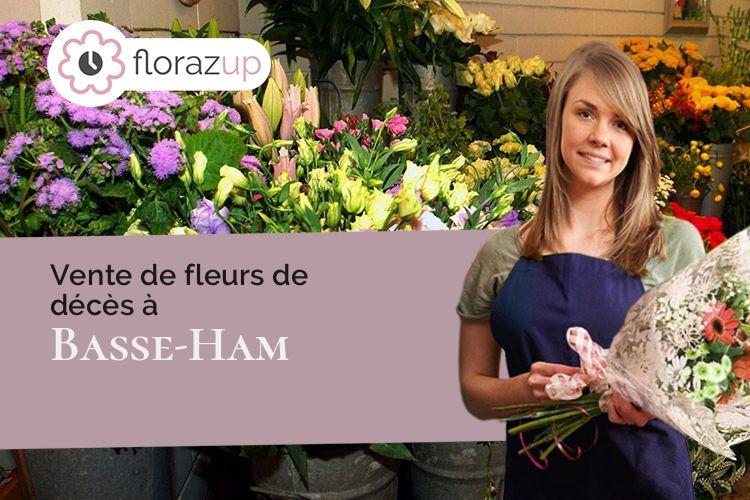 compositions florales pour un décès à Basse-Ham (Moselle/57110)