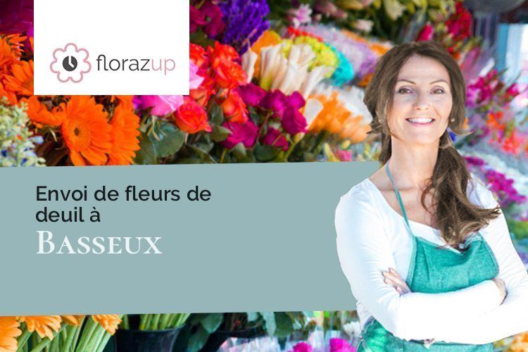 créations de fleurs pour un deuil à Basseux (Pas-de-Calais/62123)