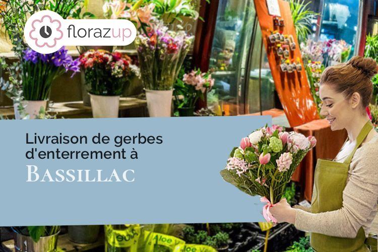 couronnes florales pour des obsèques à Bassillac (Dordogne/24330)