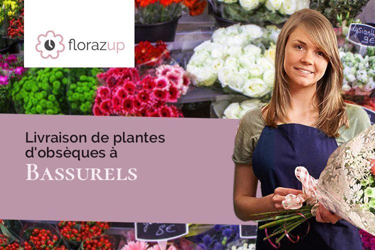 coupes de fleurs pour un décès à Bassurels (Lozère/48400)