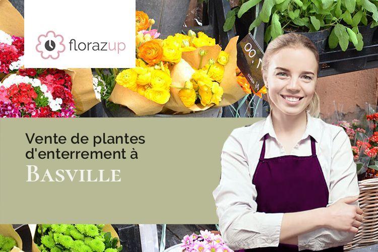 coeurs de fleurs pour une crémation à Basville (Creuse/23260)