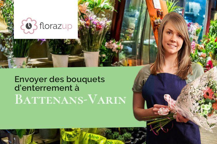 créations de fleurs pour des obsèques à Battenans-Varin (Doubs/25380)