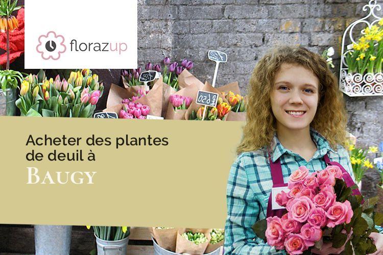 bouquets de fleurs pour une crémation à Baugy (Oise/60113)