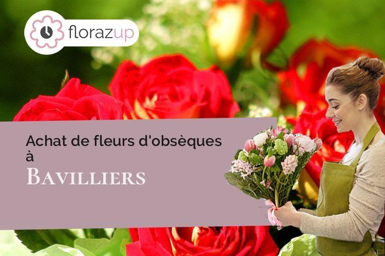 coeur de fleurs pour une crémation à Bavilliers (Territoire de Belfort/90850)