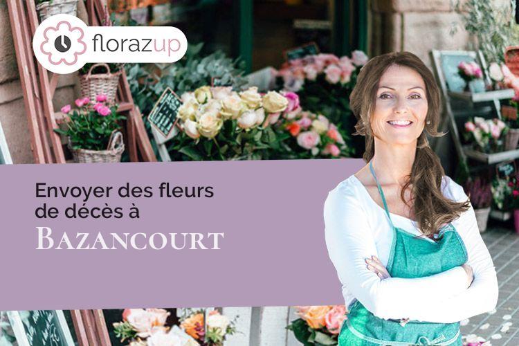 créations florales pour une crémation à Bazancourt (Marne/51110)